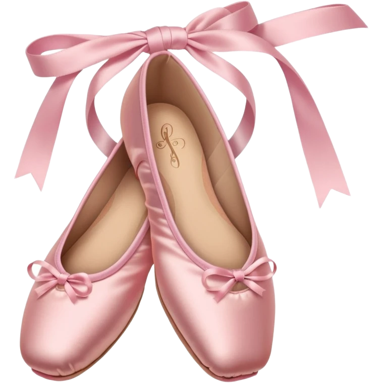 ballerina pointe shoes no bows emoji
