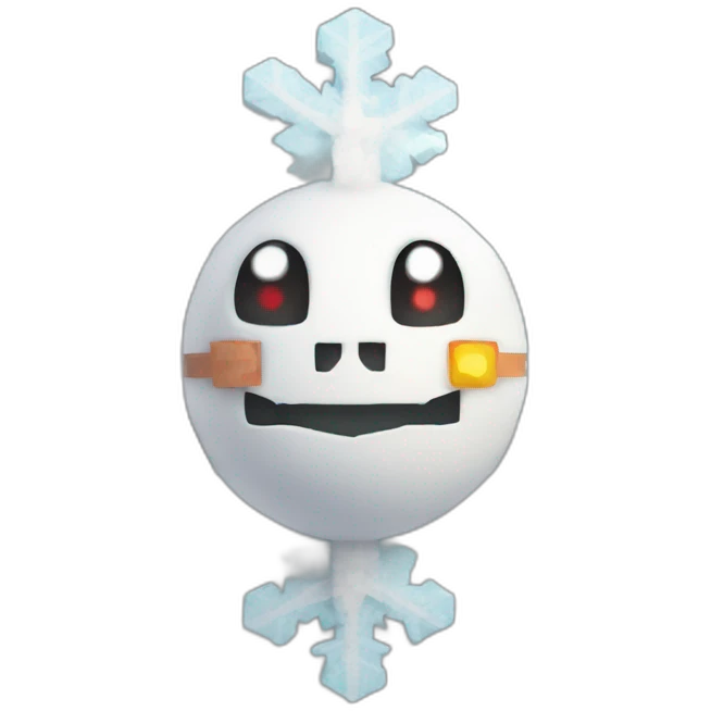 Pokemon Snowman Snowflake Minecraft emoji