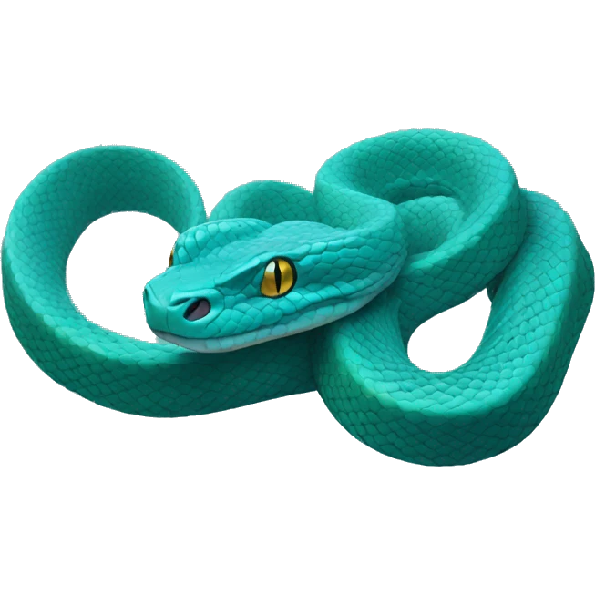 Blue Pit viper emoji