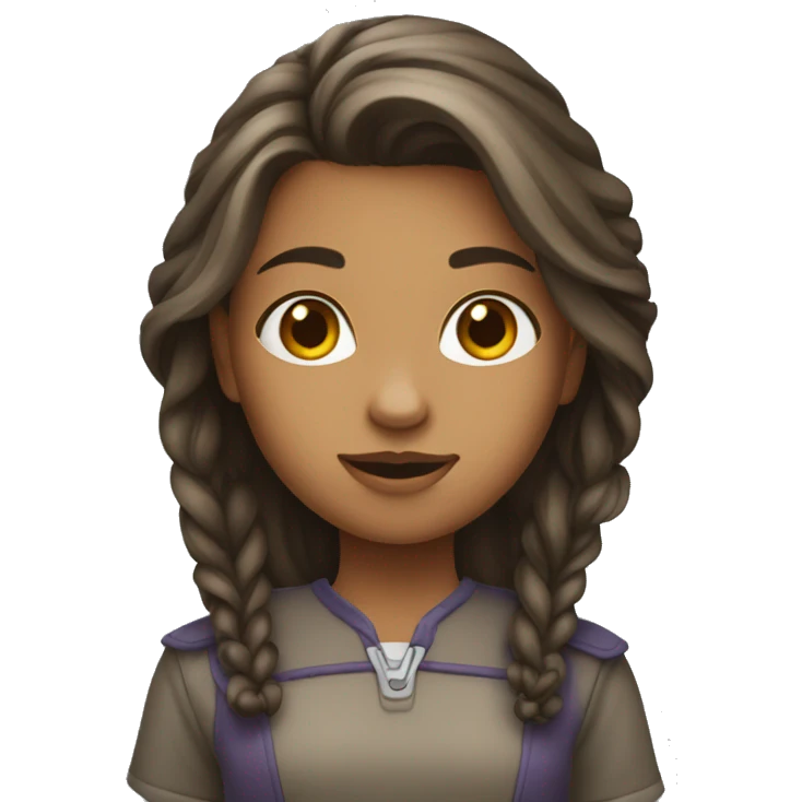Menina cansada  emoji