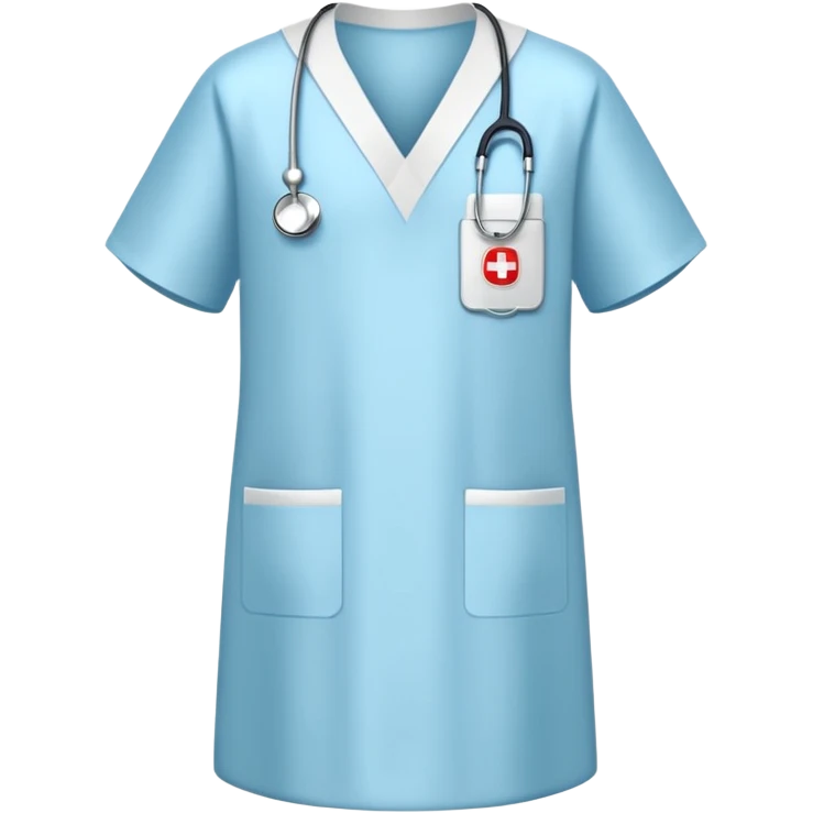medical gown emoji