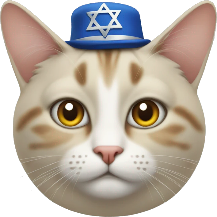 Jewish cat emoji