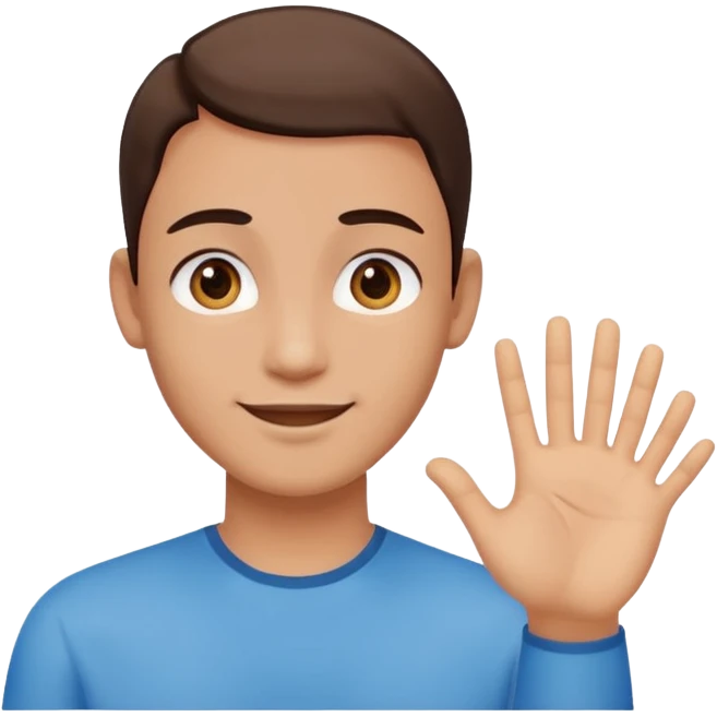 saying hello avatar  emoji