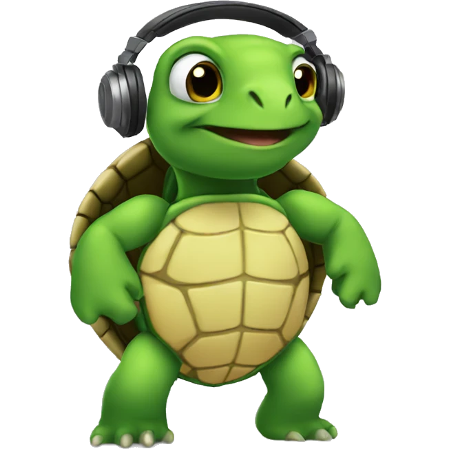 turtle dj emoji
