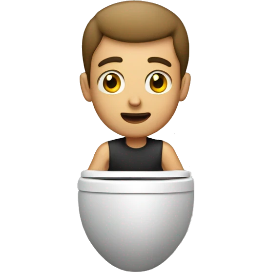  guy on toilet  emoji