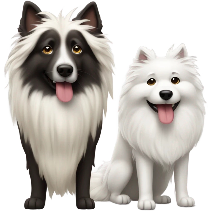 Belgian tervuren Samoyed dog emoji