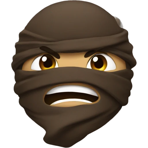 mad poop ninja emoji emoji
