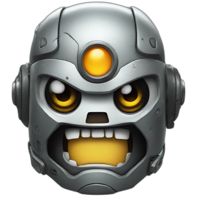 Angry robot emoji