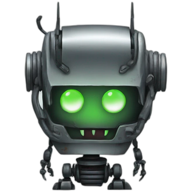 evil robot emoji