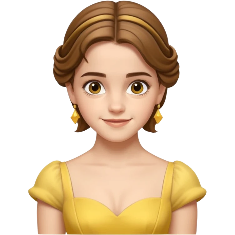 emma watson as belle Cinematic Realistic emoji