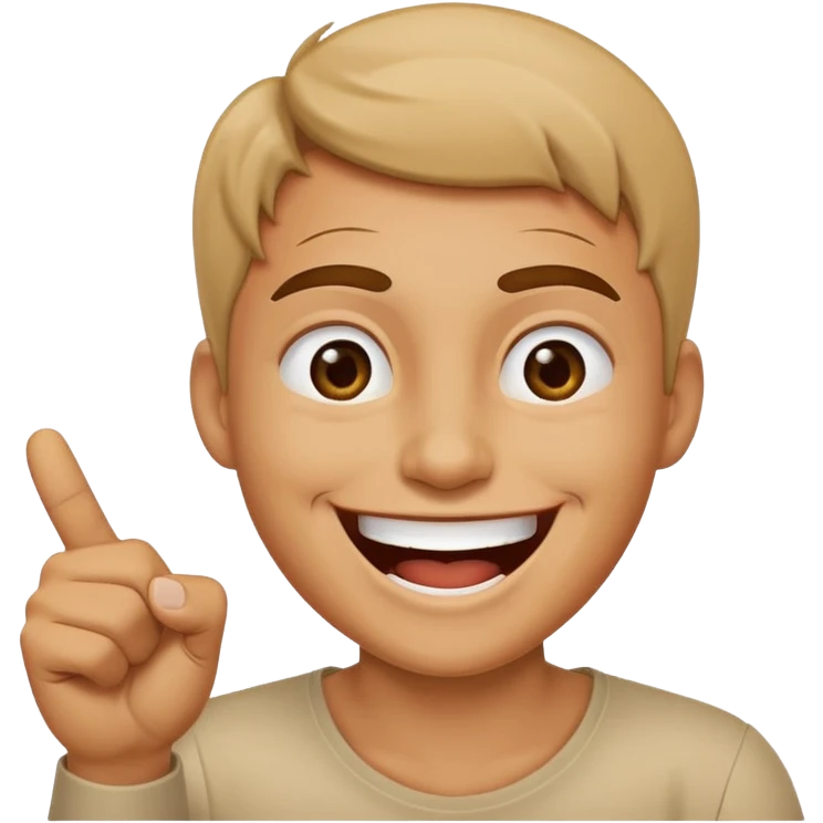 ￼Laughing pointing at you ￼ emoji