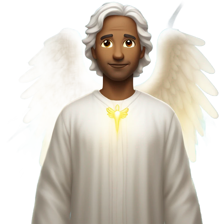Man as Angel emoji
