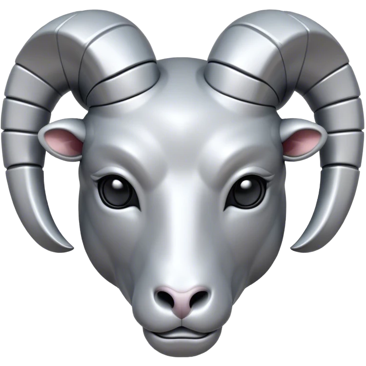 Futuristic Ram(Goat) head  emoji