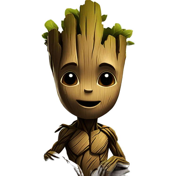 Groot the Guardians of the Galaxy Tree emoji