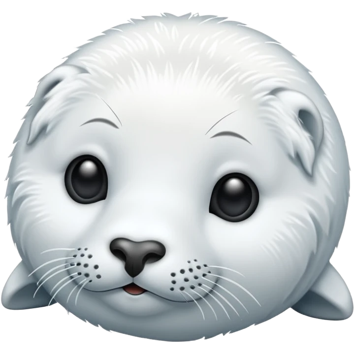 white artic seal  emoji