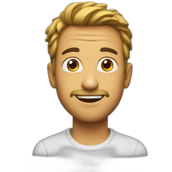 unexpected guy emoji