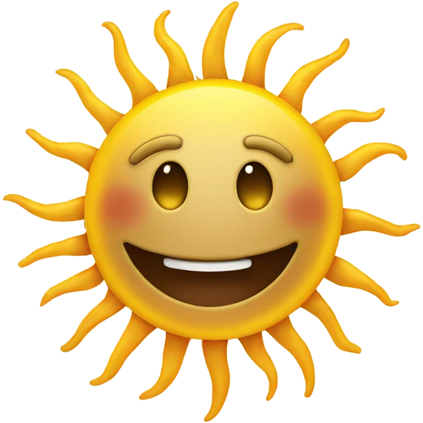Sun emoji