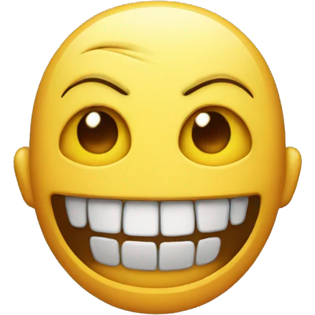 one scarry emoji smile emoji