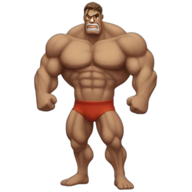 Démon musclé emoji