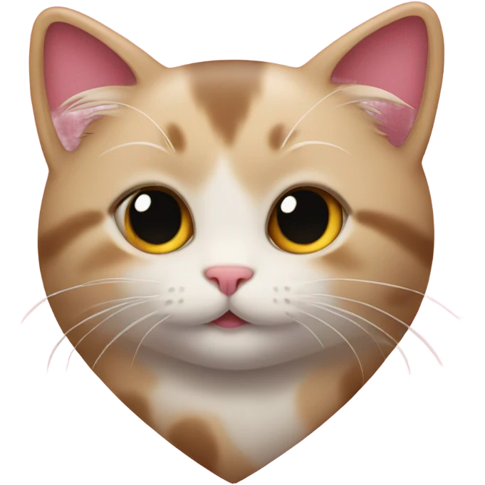 Kitty in a,heart emoji