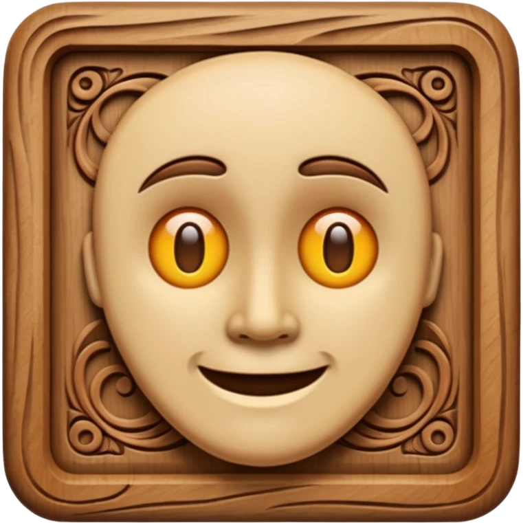 Wood car emoji