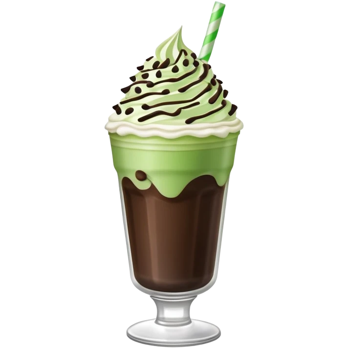 Oreo pistachio frappe  emoji