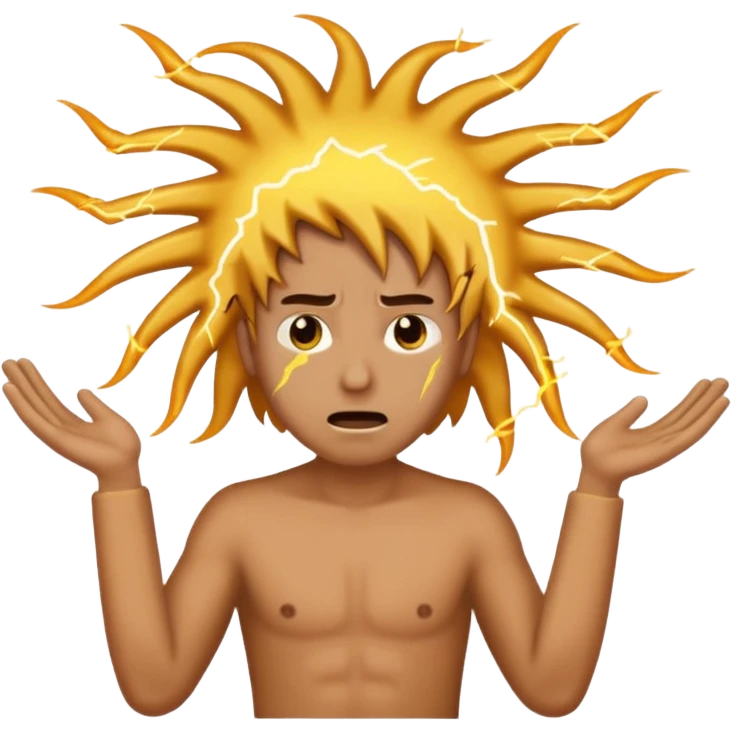Someone get electrocuted emoji