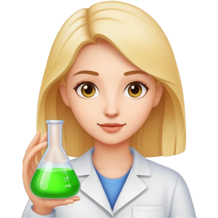 Women with experiment formula emoji