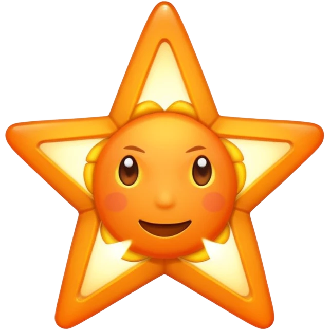 i want orange star  emoji