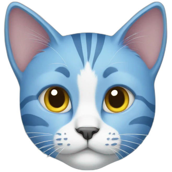 blue cat emoji