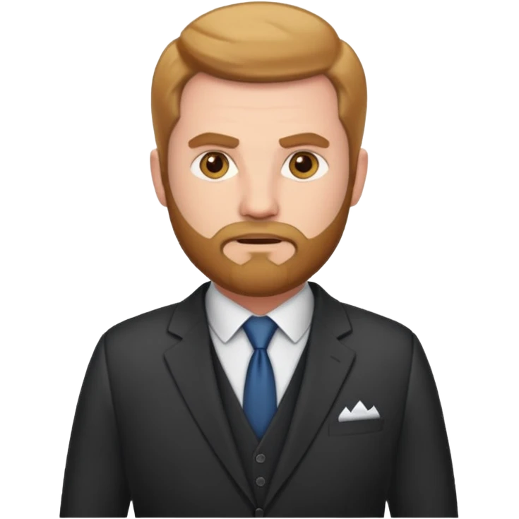 Compliance Boss with light beard , herding policies like a pro emoji