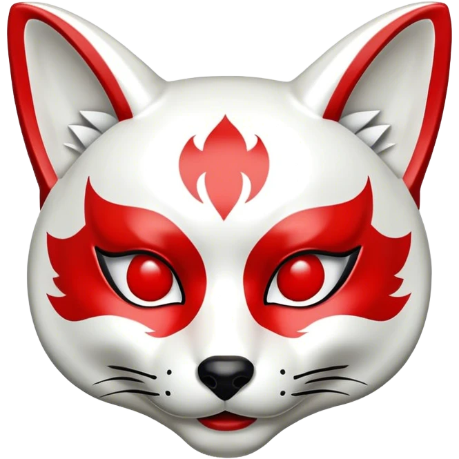 japanese kitsune mask emoji