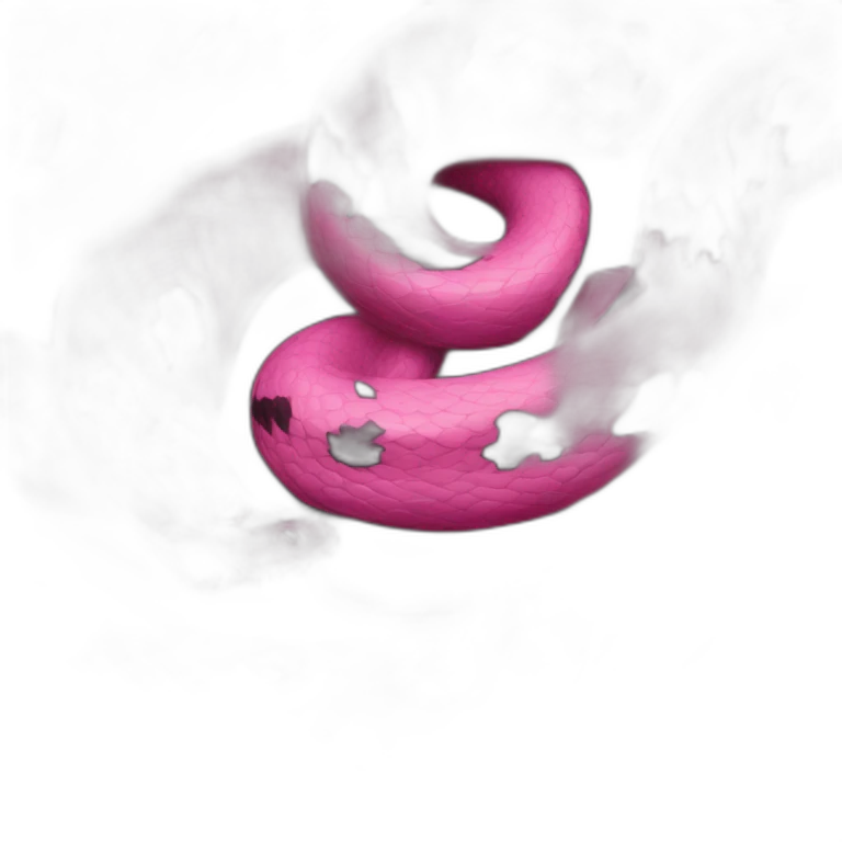 Snake Venom in Black Pink emoji