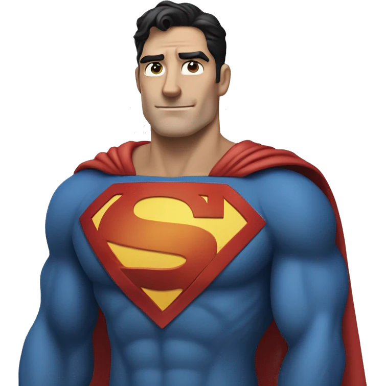 Superman with a 'U' on his chest instead of the usual 'S'. emoji