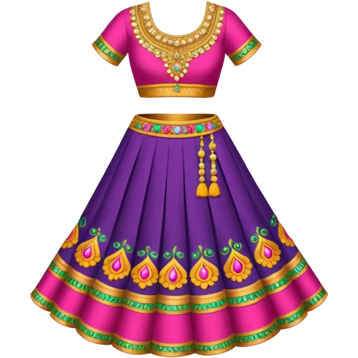 Chaniya choli emoji