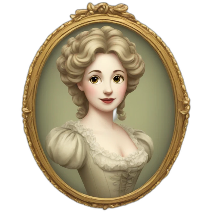 Victorian era cameo without people emoji