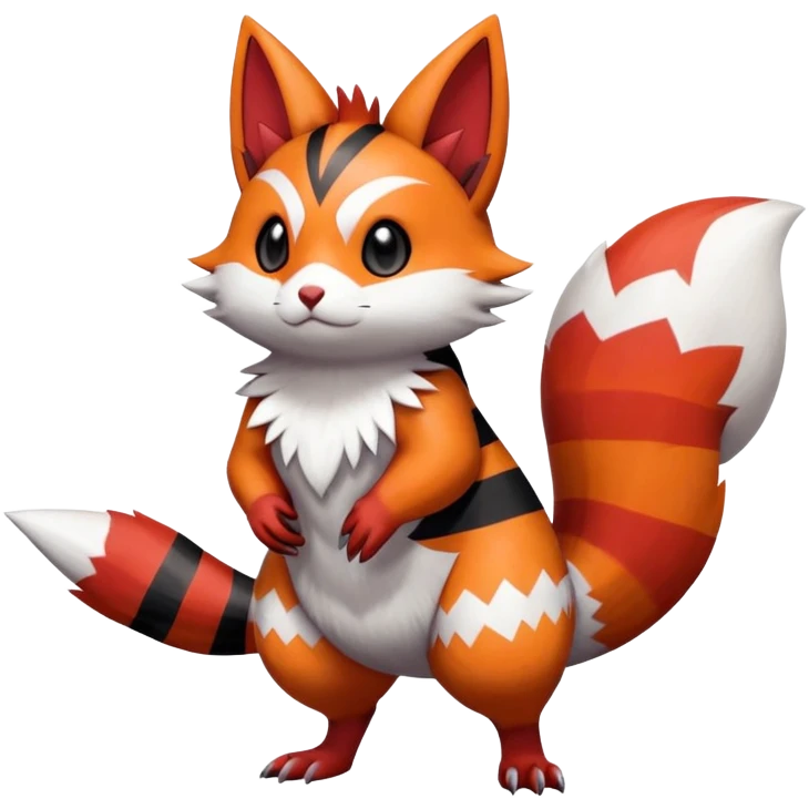 Furret-Litten-Zangoose-Hybrid (Full body) emoji