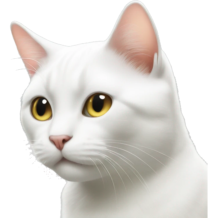 White cat emoji