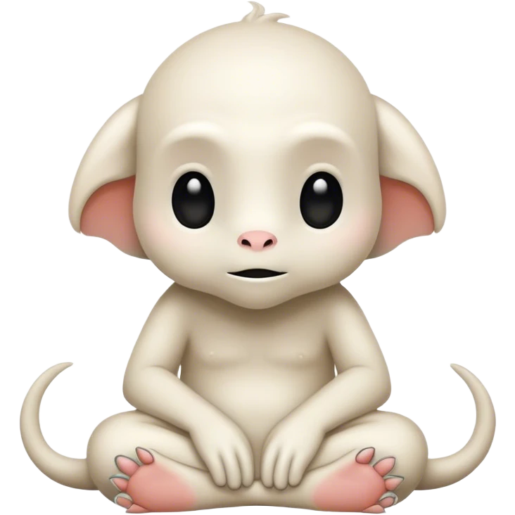 Waiting creature meme emoji