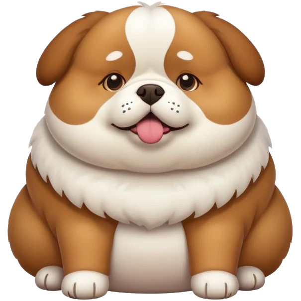 Fat dog emoji