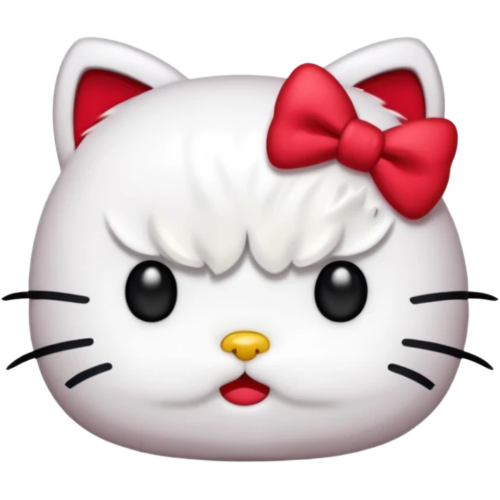 Angry hello kitty  emoji