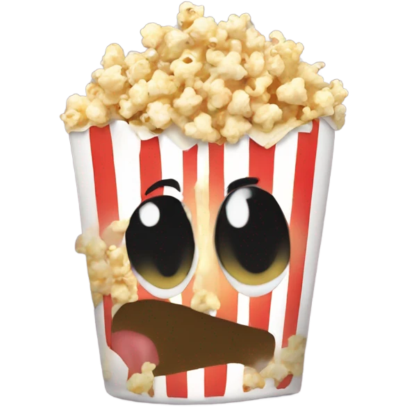 eating popcorn  emoji