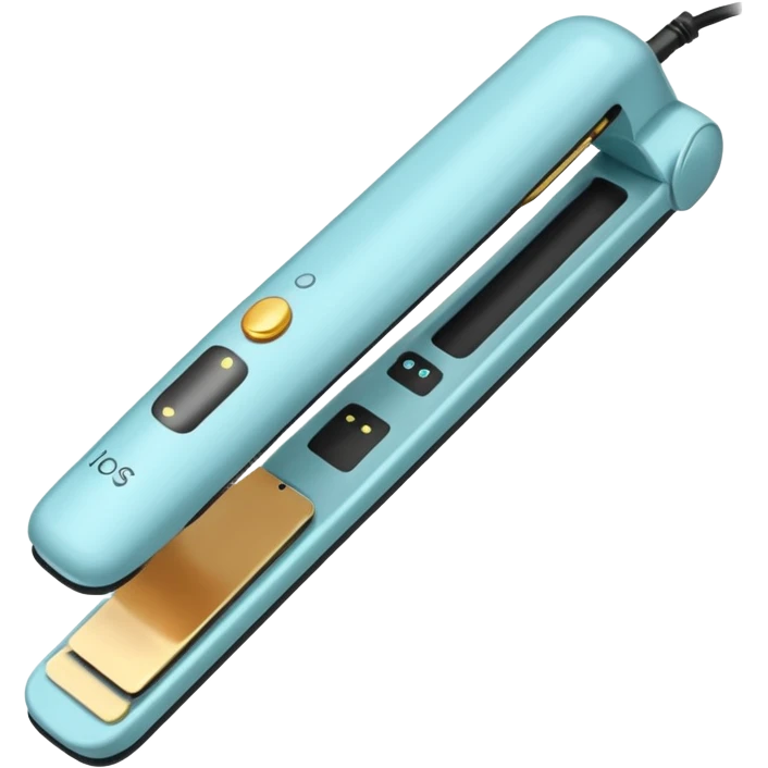 hair straightener emoji