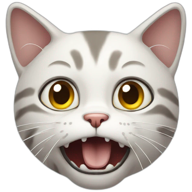 terrified cat emoji