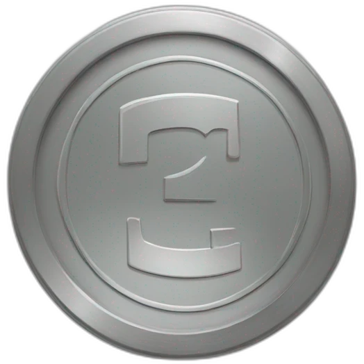 gray usdt coin retro emoji