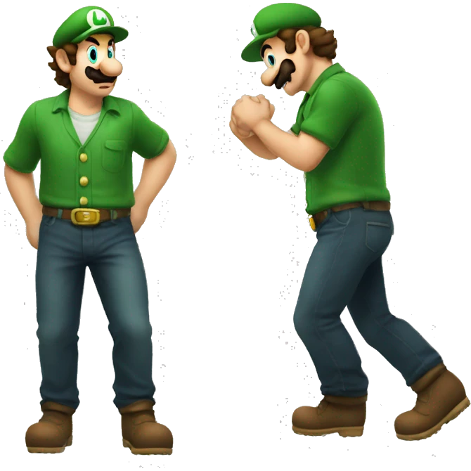 beast Luigi emoji