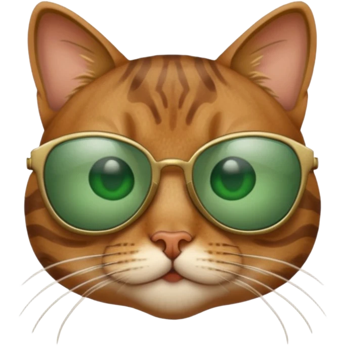 Cat wearing sunglasses emoji