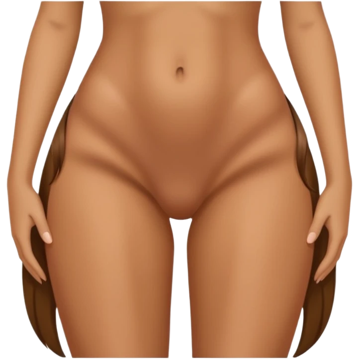 mulher pelada mostrando a bunda  com um pênis  na bunda  emoji