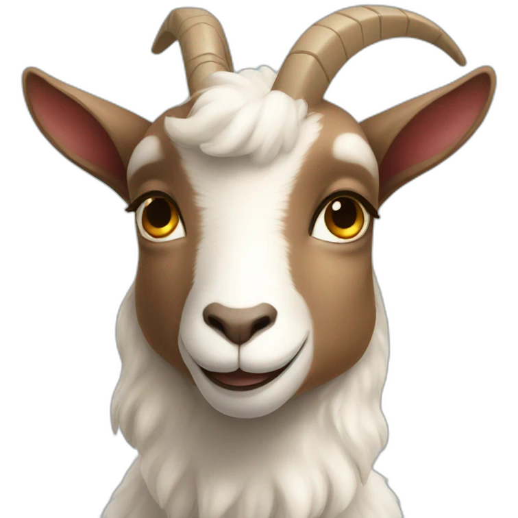 cute goat emoji