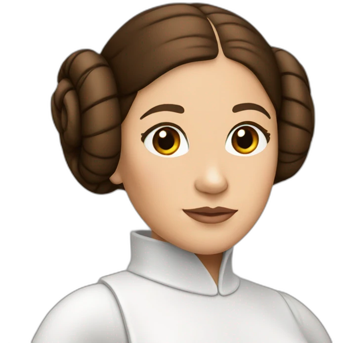 Princess Leia emoji